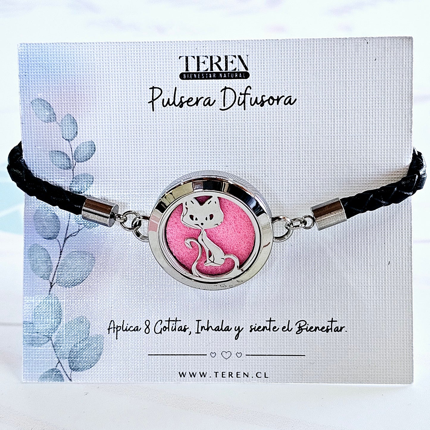 Set Bienestar Difusor - 2 Blends + Pulsera Cuero