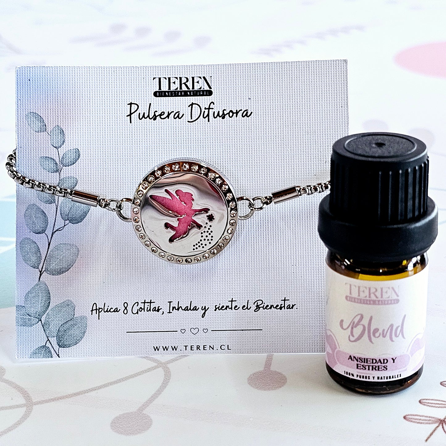 Pack Pulsera Acero Difusor + Blend a Elección