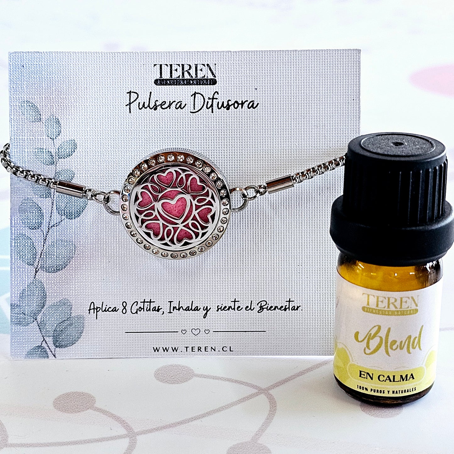 Pack Pulsera Acero Difusor + Blend a Elección