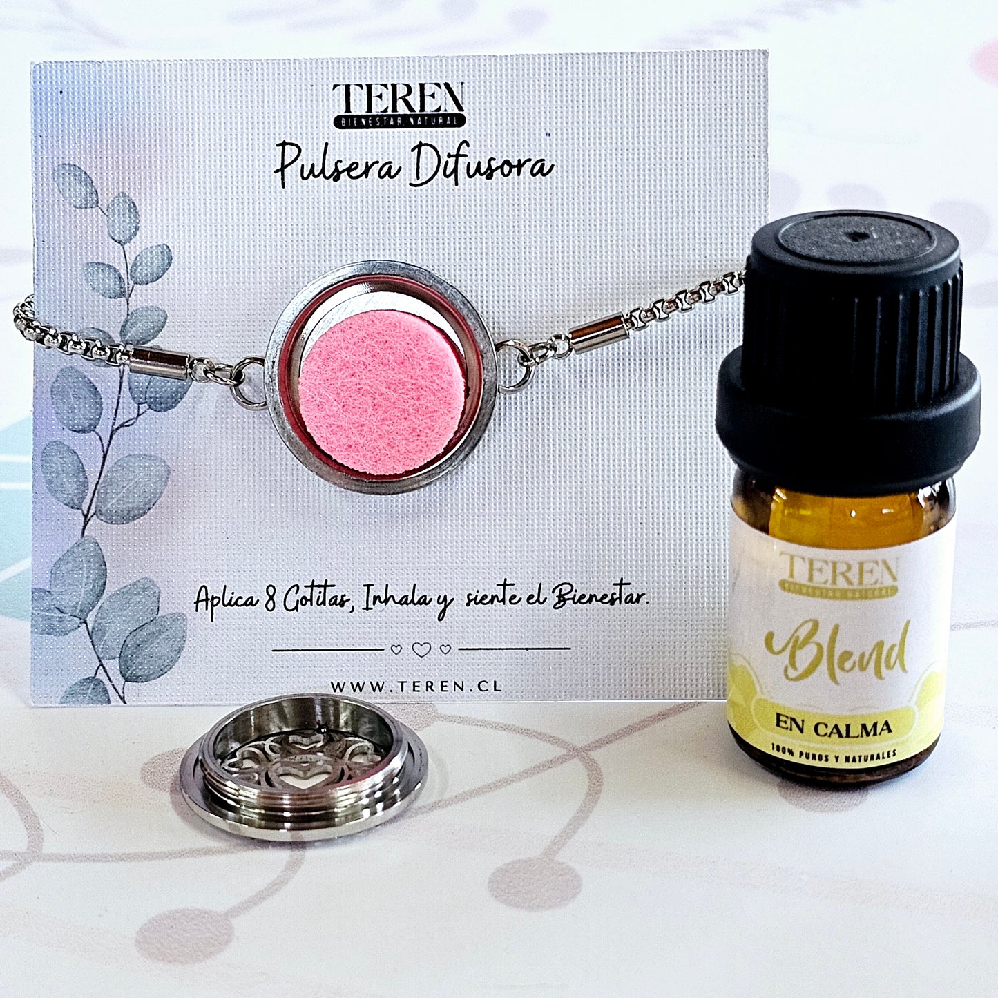 Pack Pulsera Acero Difusor + Blend a Elección