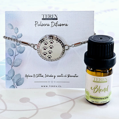 Pack Pulsera Acero Difusor + Blend a Elección