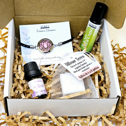 Pack Aroma y Equilibrio – Pulsera de Cuero