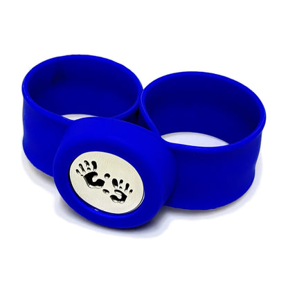 Pulsera difusora para niños Azul diseño Manitos — Teren