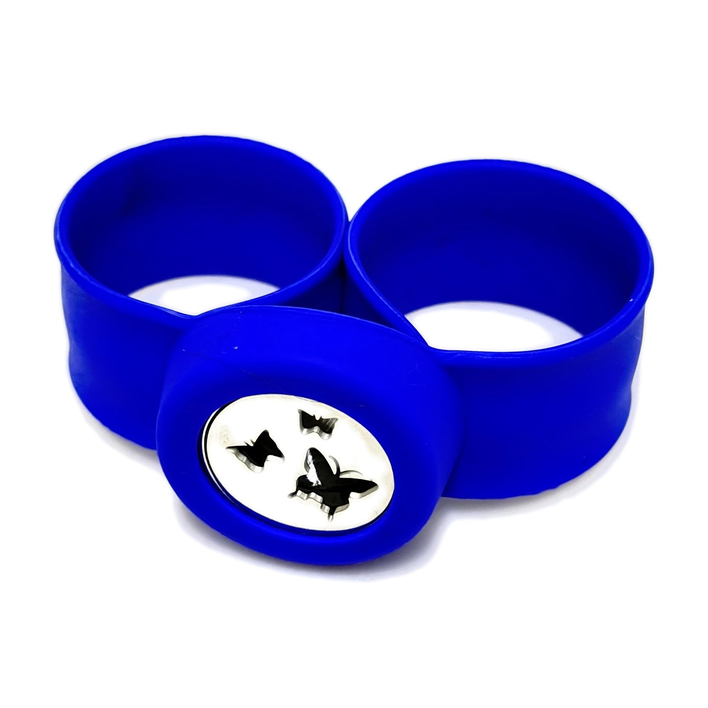 Pulsera difusora para niños Azul diseño Trio Mariposa — Teren