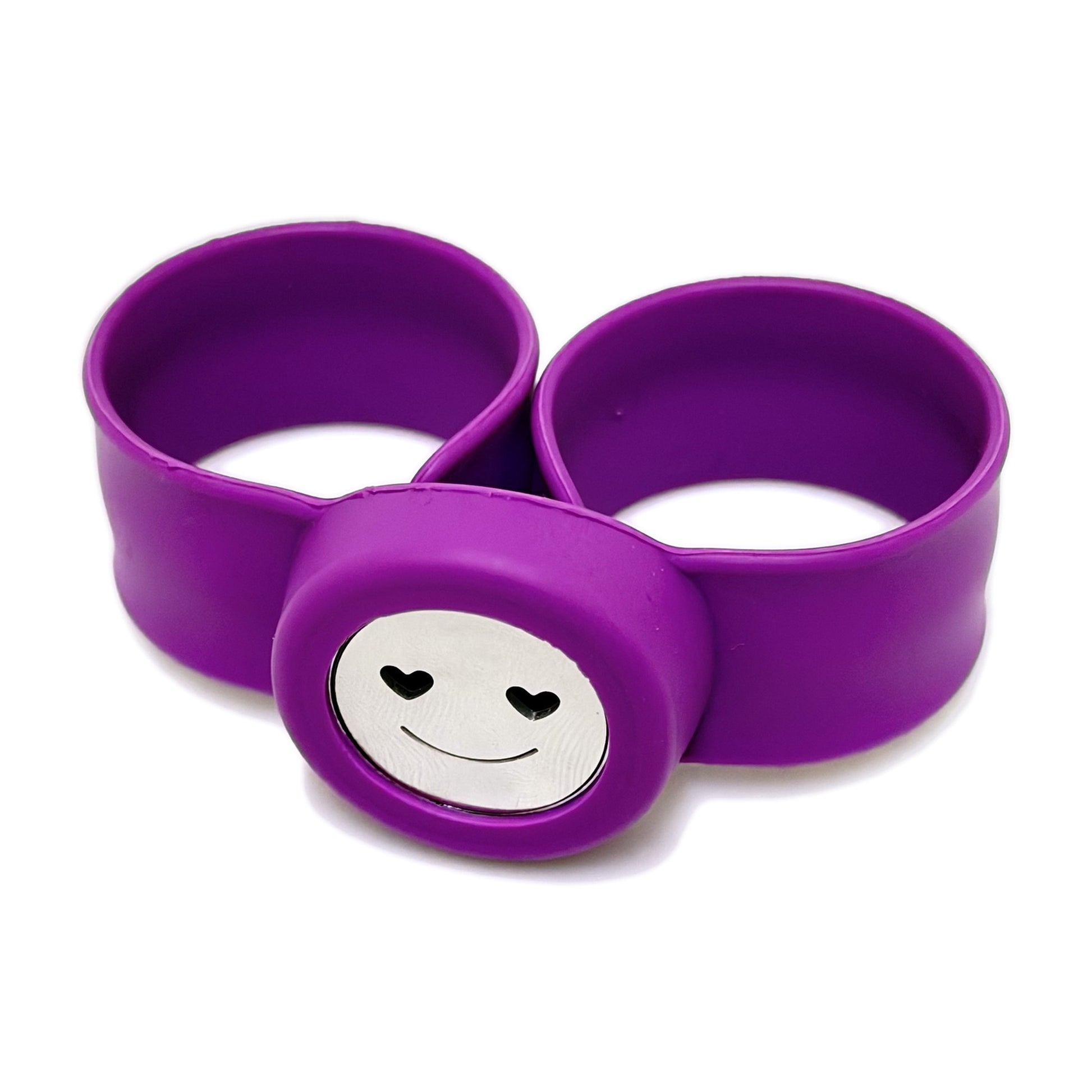 Pulsera difusora para niños Morado diseño Carita corazon — Teren