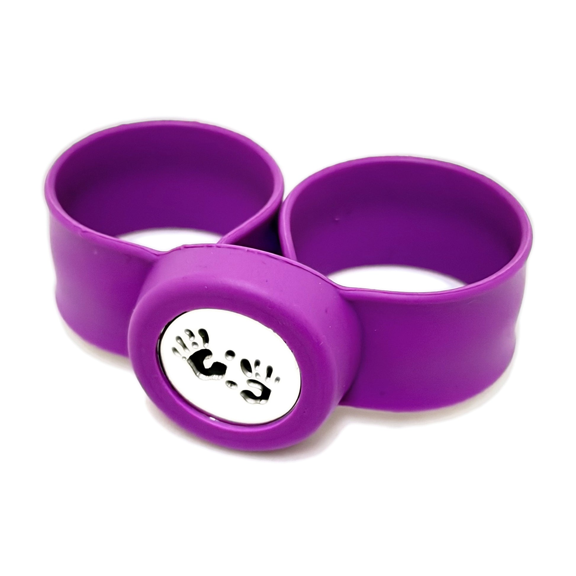 Pulsera difusora para niños Morado diseño Manitos — Teren