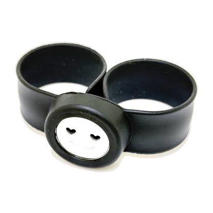 Pulsera difusora para niños Negro diseño Carita corazon — Teren
