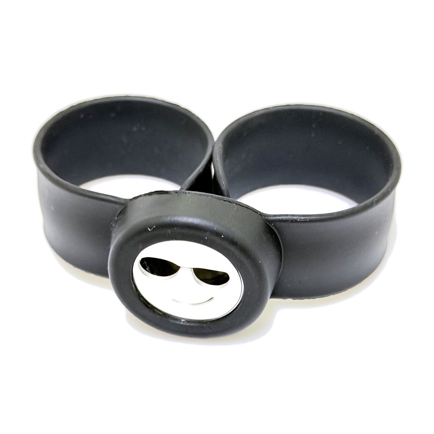 Pulsera difusora para niños Negro diseño Carita lentes — Teren