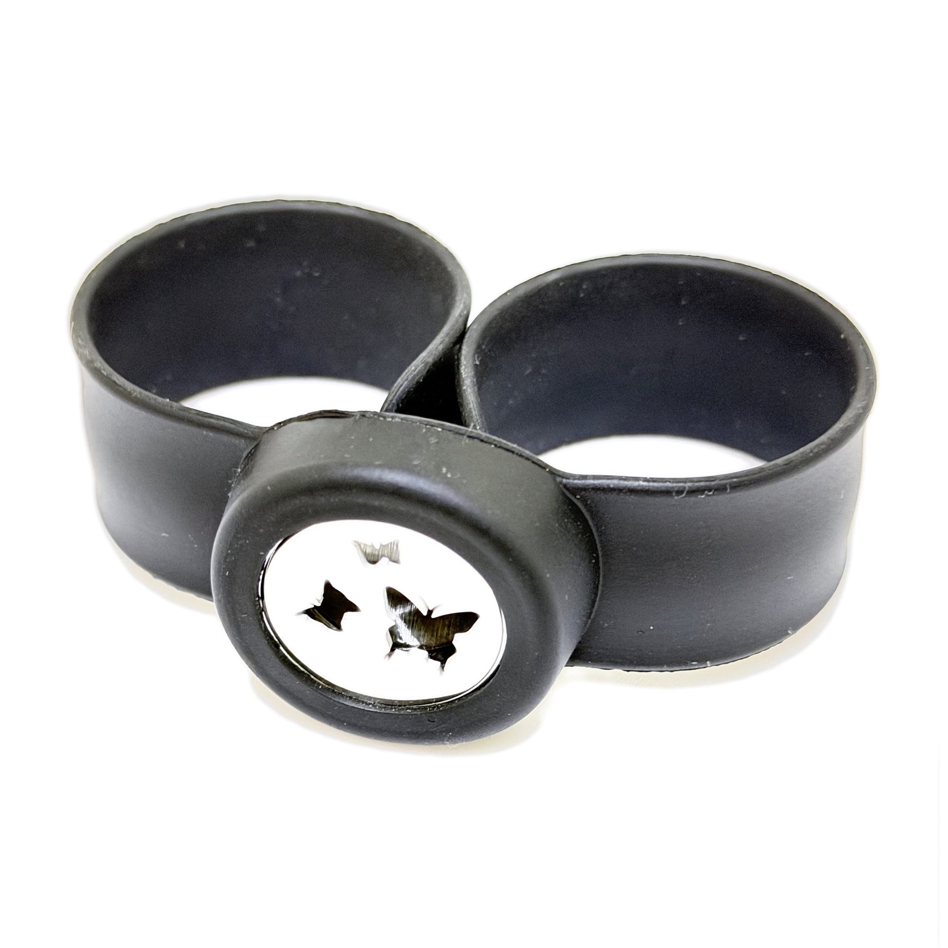 Pulsera difusora para niños Negro diseño Trio Mariposa — Teren