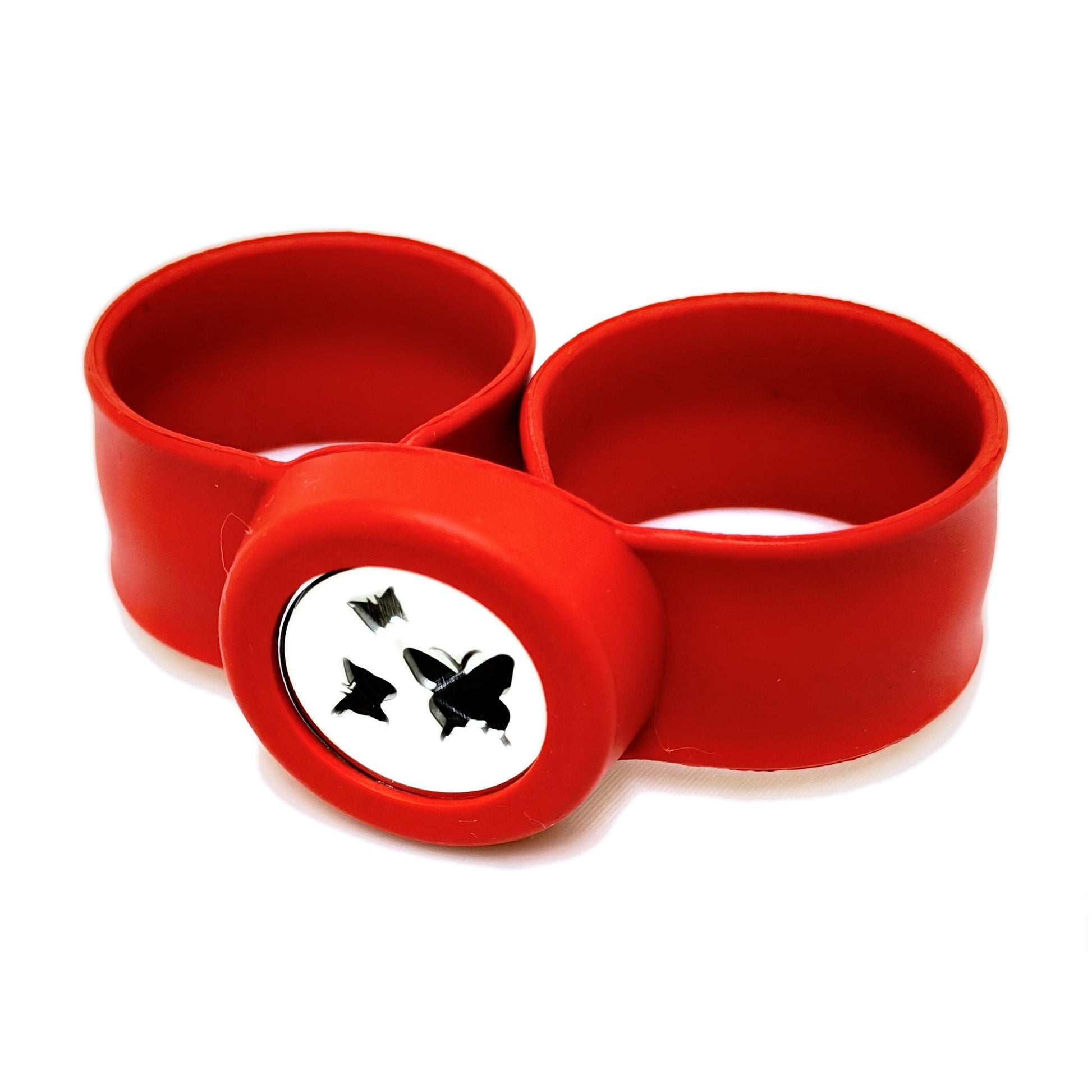 Pulsera difusora para niños Rojo diseño Trio Mariposa — Teren