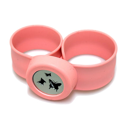 Pulsera difusora para niños Rosa diseño Trio Mariposa — Teren