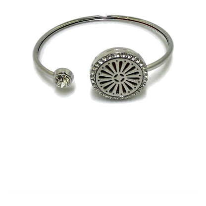Pulsera acero difusora 10 Flor rayos — Teren