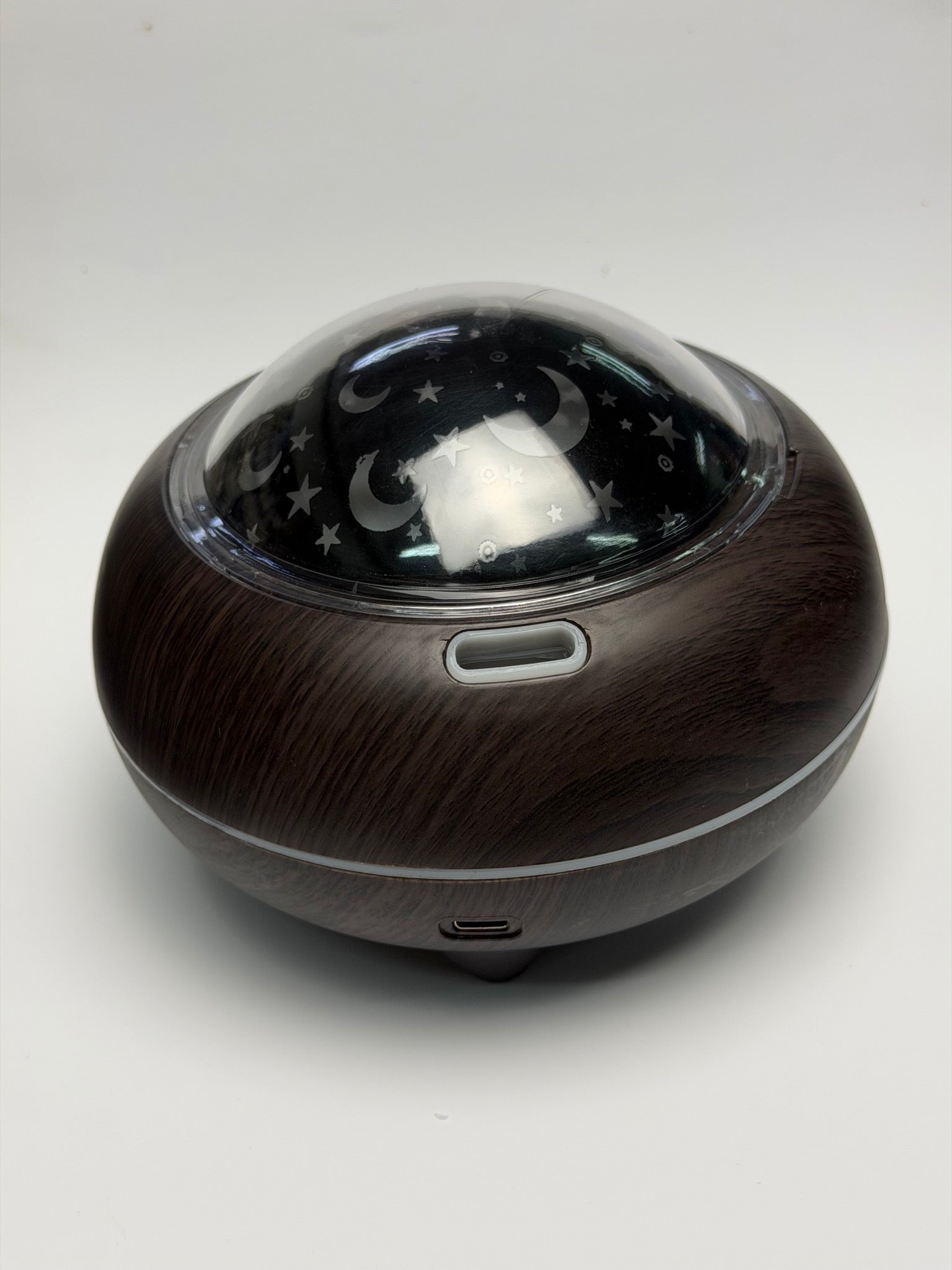 Difusor proyector de aceites esenciales TEREN con luz de luna y estrellas — vista 2