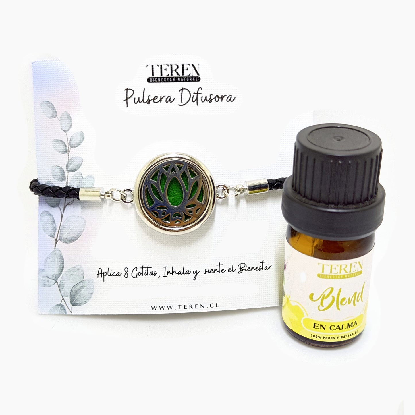 Pulsera acero difusora Calma — Teren