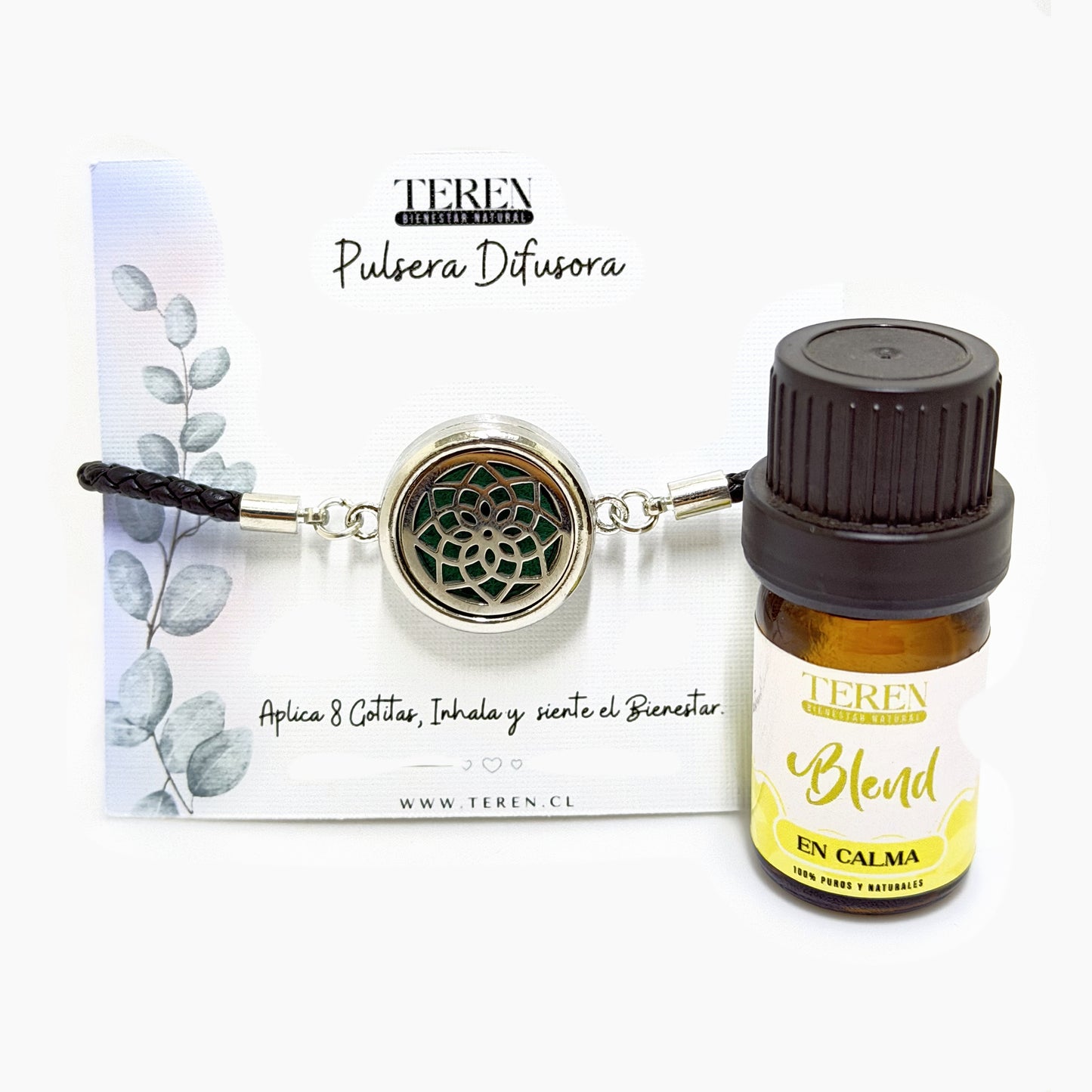 Pulsera acero difusora Calma — Teren
