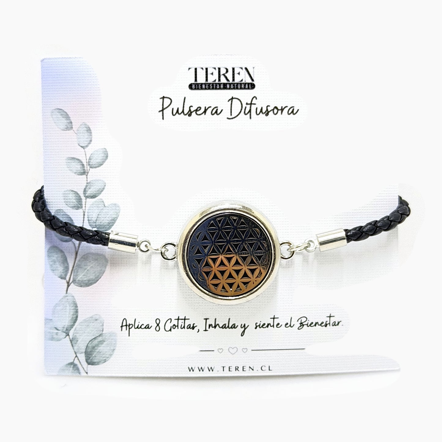 Pulsera acero difusora Ansiedad y estrés + Concentración — Teren