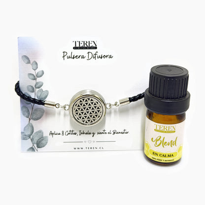 Pulsera acero difusora Calma — Teren