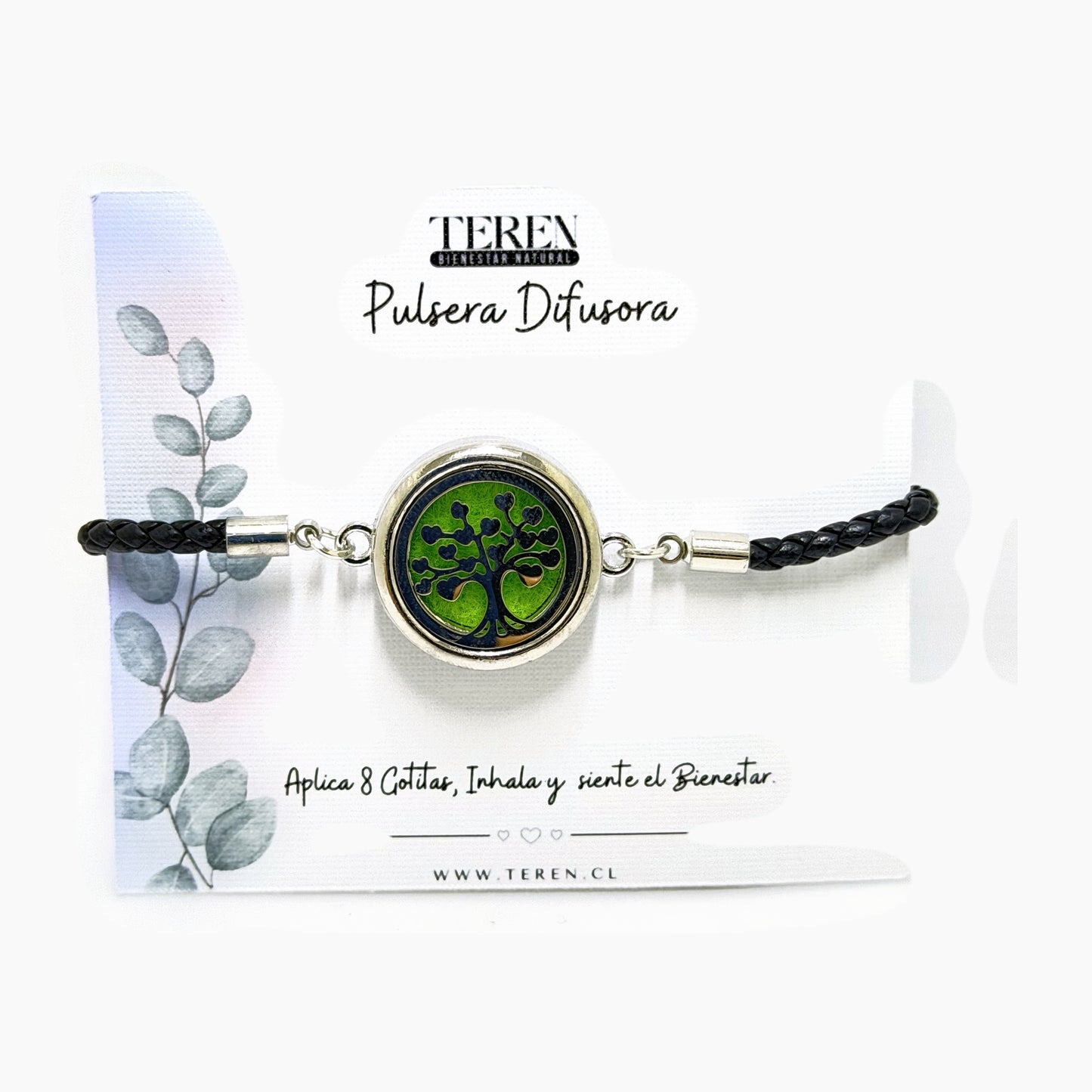 Pulsera acero difusora Ansiedad y estrés + Concentración — Teren
