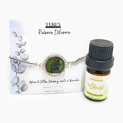Pulsera acero difusora 19 Mano de Fátima — Teren (blend Concentración)