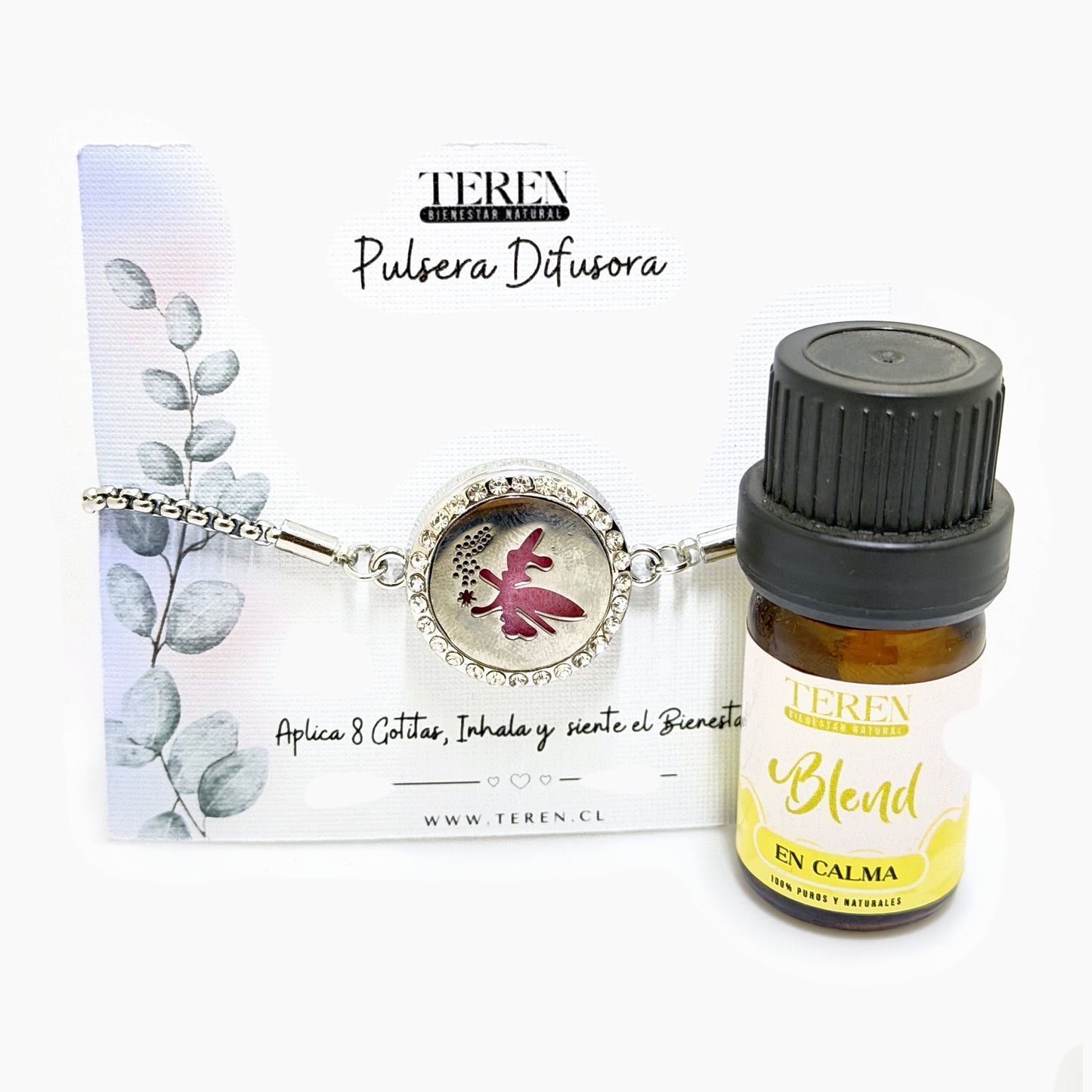 Pulsera acero difusora 30 Ada — Teren (blend Calma)