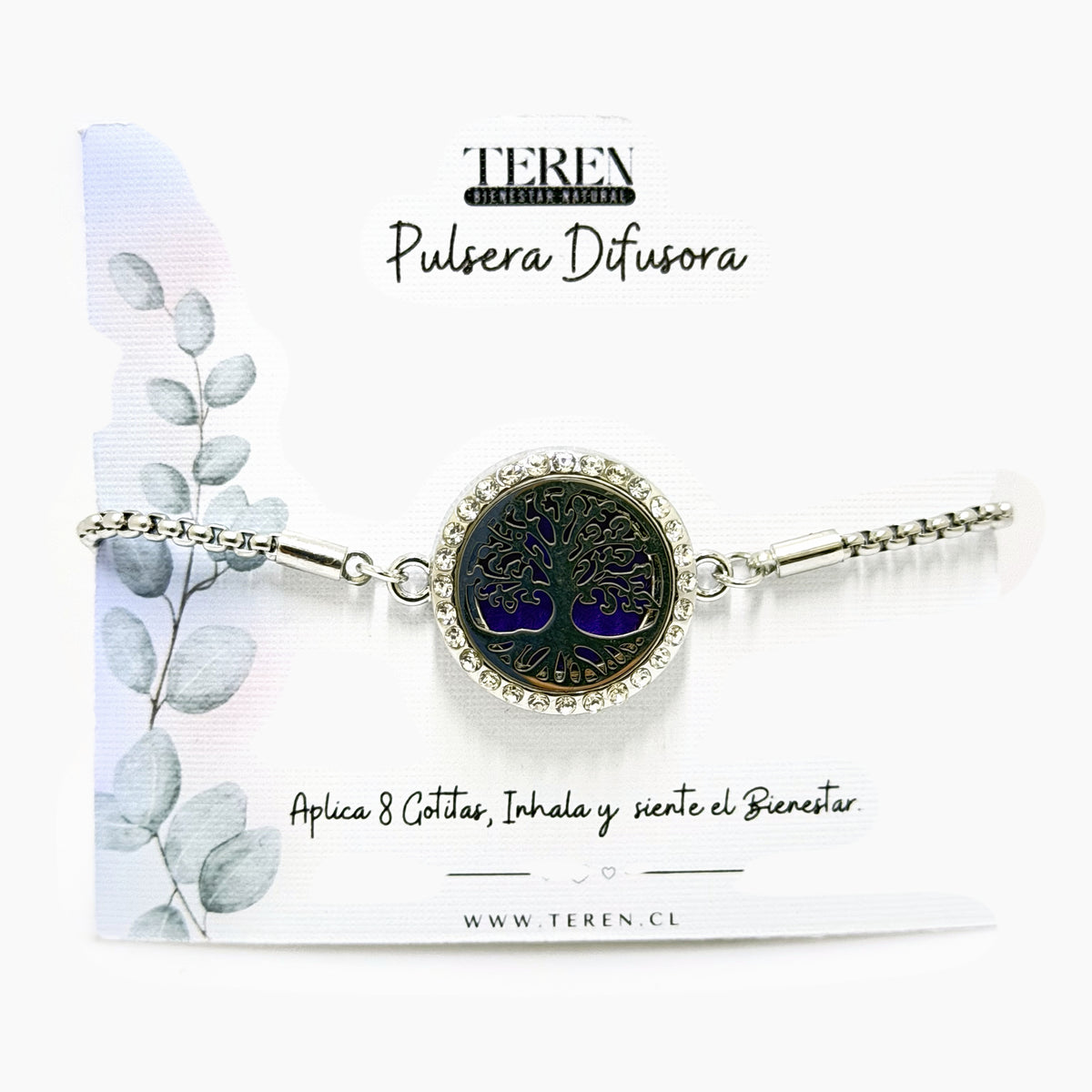 Pulsera acero difusora 28 Arbol sagrado — Teren